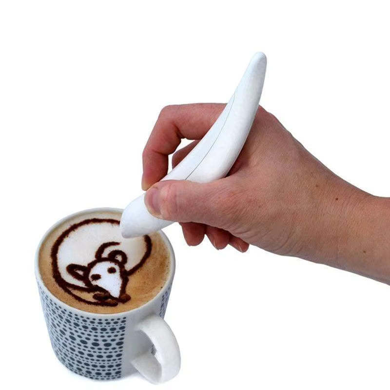 Electrical Art Pen for Coffee