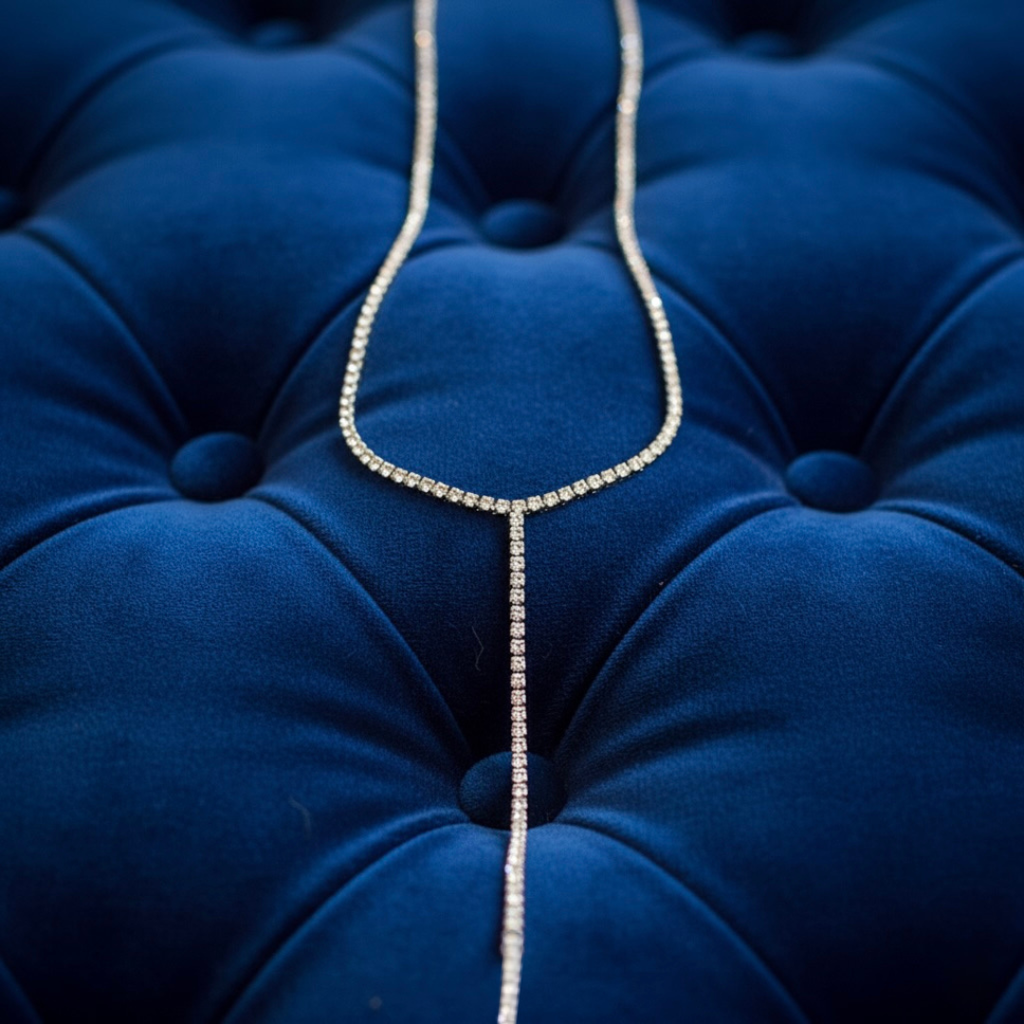 Silver Long Tassel Pendant